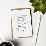 Ate My Own Egg Card