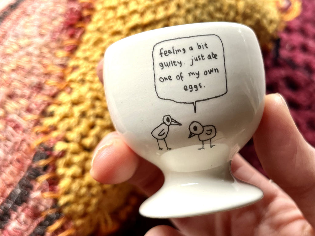 Ate My Own Egg Egg Cup | Funny Egg Cup Gift for Friend