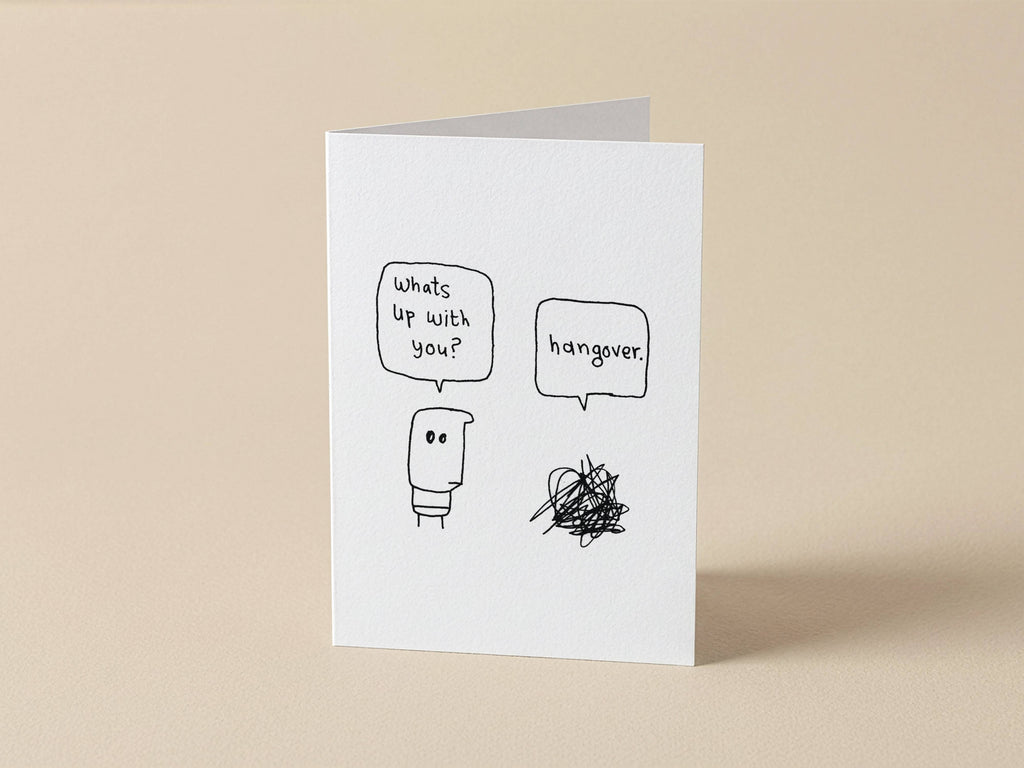 Hangover Card | Funny Birthday Card for Friends