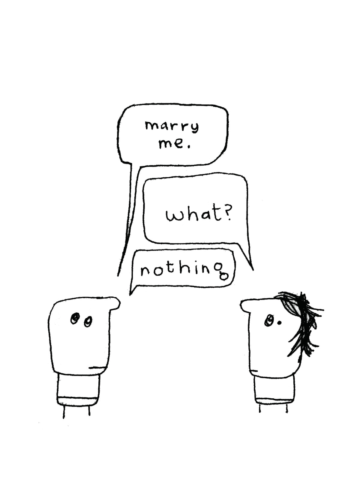 Marry Me Proposal Wedding Invitation Card