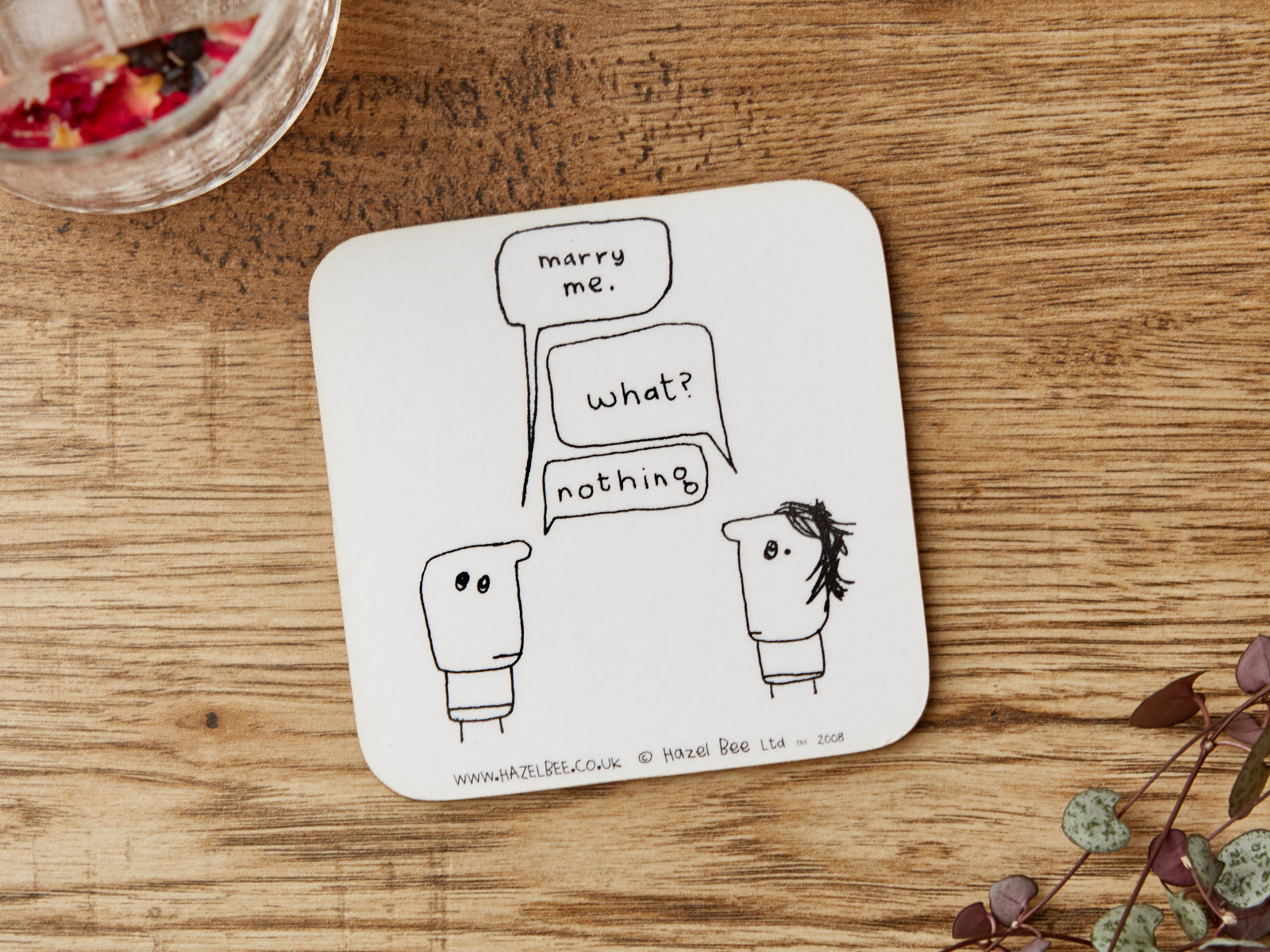 Fish Rash Coaster | Funny Get Well Soon Coaster for Friend