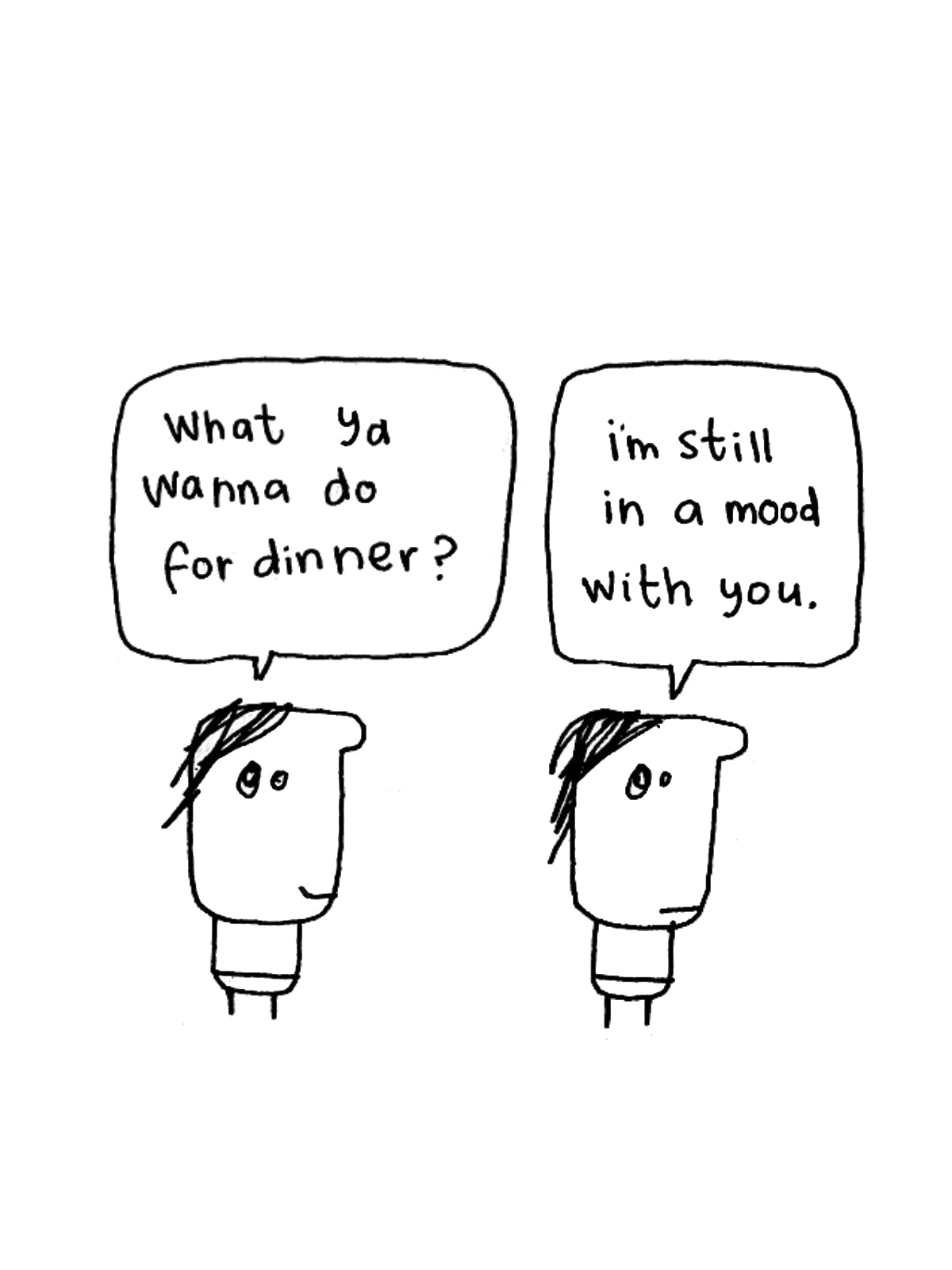 Still in a Mood with You Couple Card