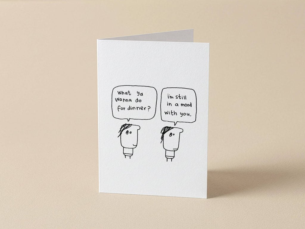 Still in a Mood with You Couple Card | Funny Greeting Card for Partner