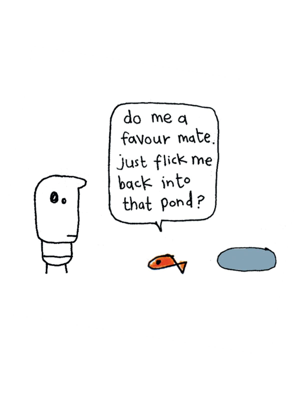 Fish Pond Favour Card