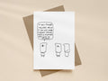 Papier Mache Replica Job Card | Funny Congratulations Card for Friend