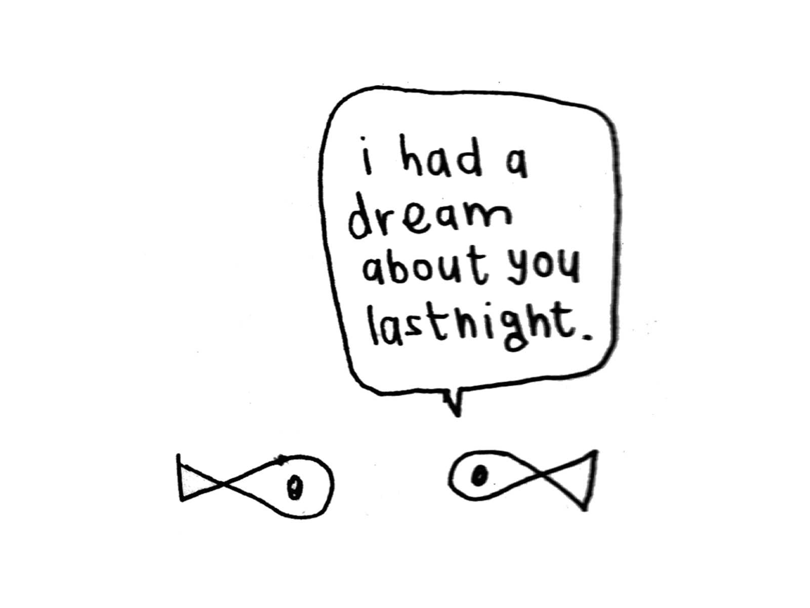 Dream About You Fish Card | Valentines Card for Partner