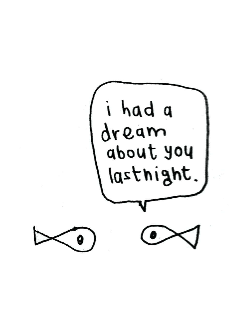Dream About You Fish Card