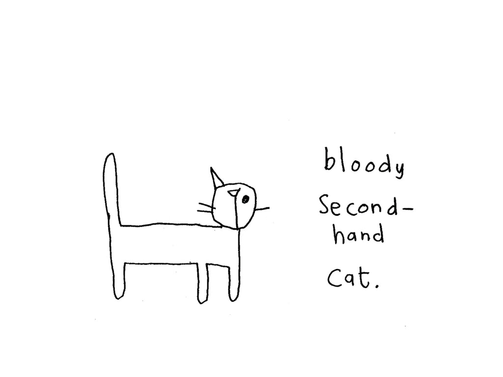 Second Hand Cat Card