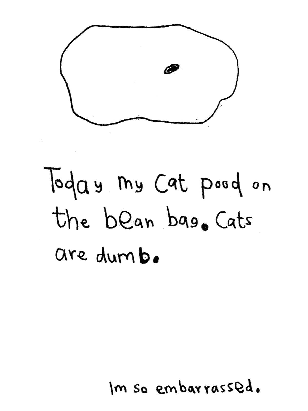 Cat Owners Embarrassment Card