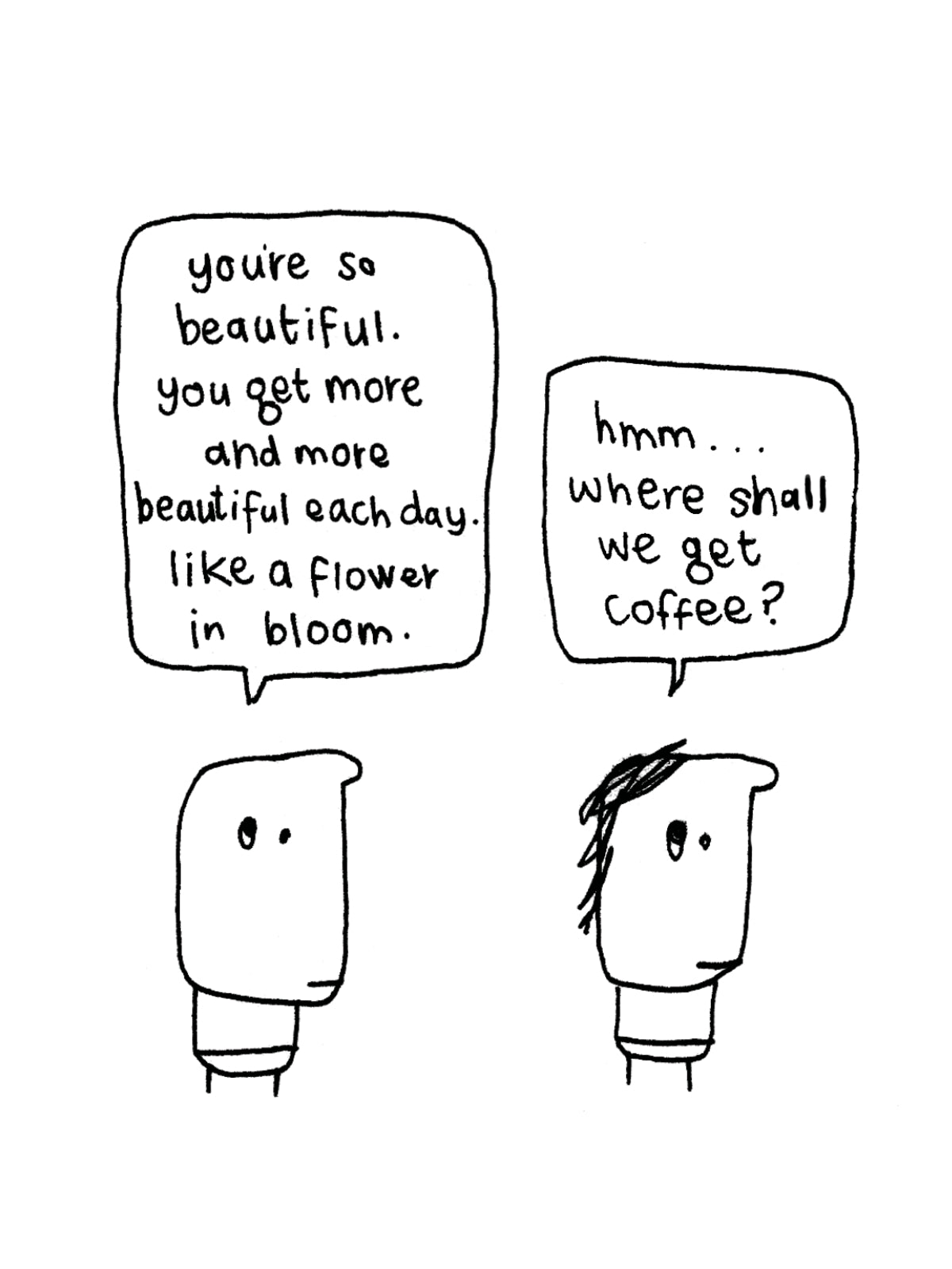 Get Coffee Wife Rejection Card