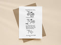 Bicycle Broke Card | Funny Greeting Card for Cyclist Friend