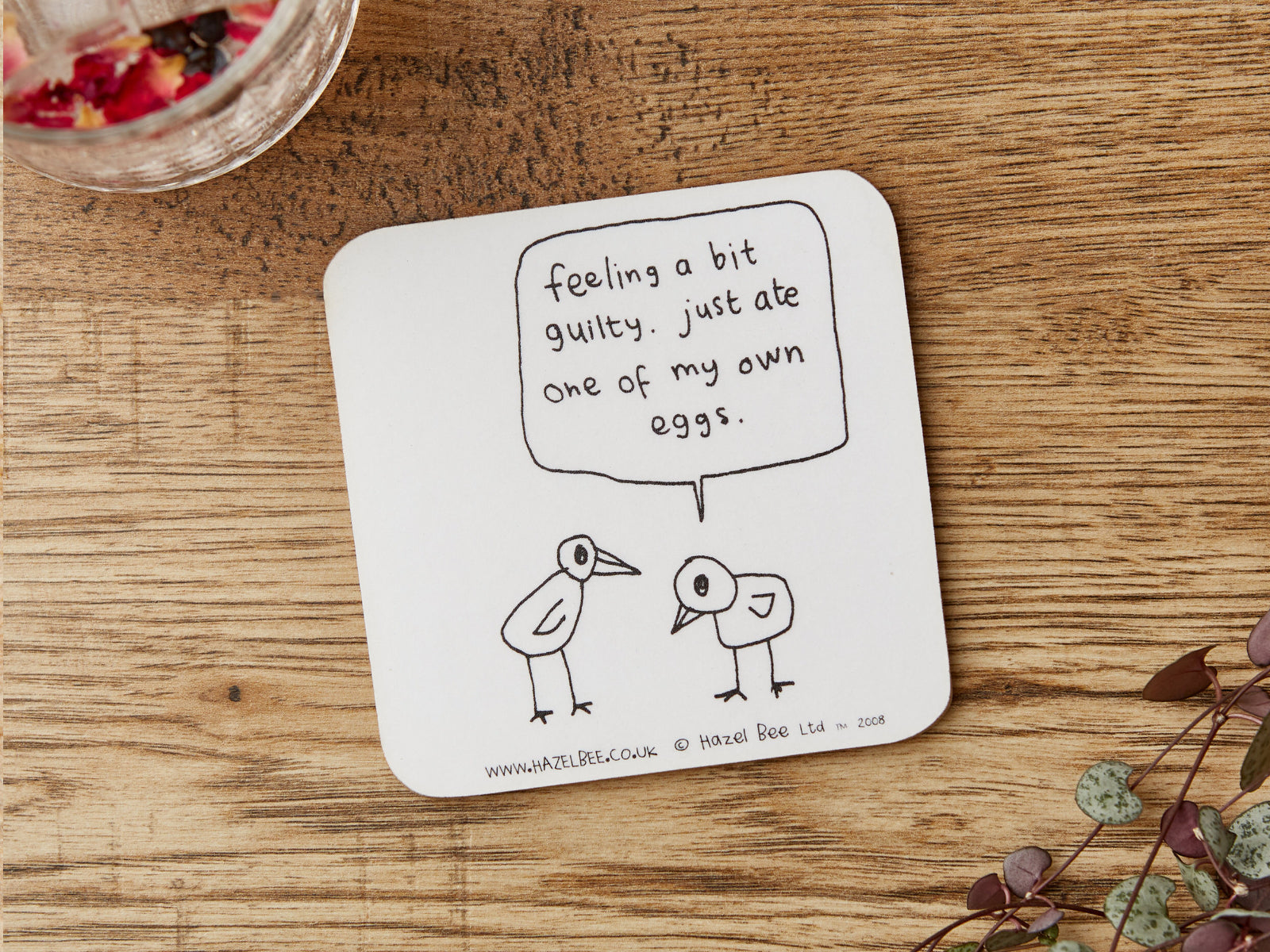 Ate My Own Egg Coaster | Funny Coaster Gift for Friend
