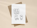 I Know You Like Jesus Crucifix Christian Card | Funny Greeting Card for Friend