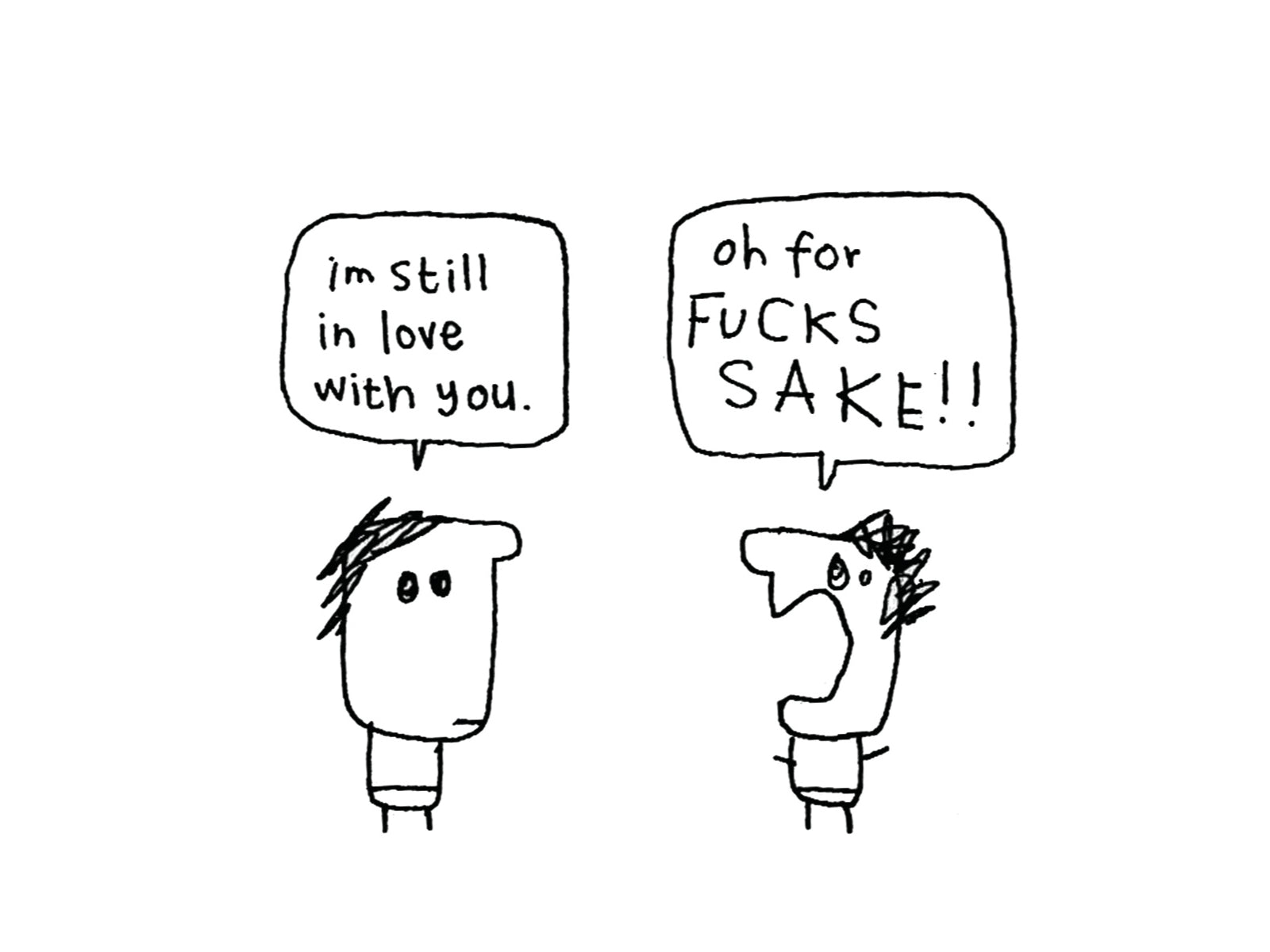 Still In Love With You Fucks Sake Card