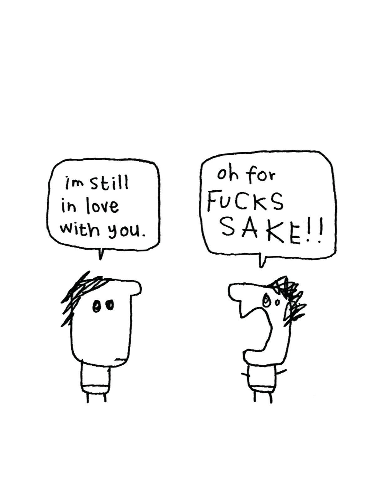 Still In Love With You Fucks Sake Card