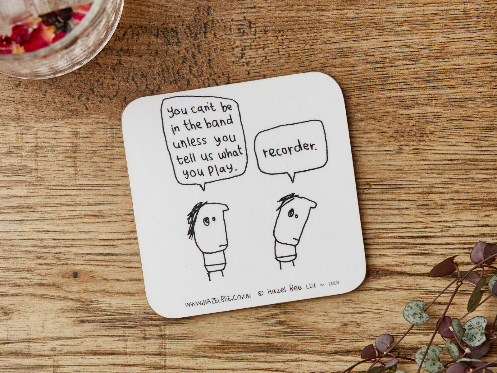 Recorder Coaster | Funny Coaster Gift for Friend
