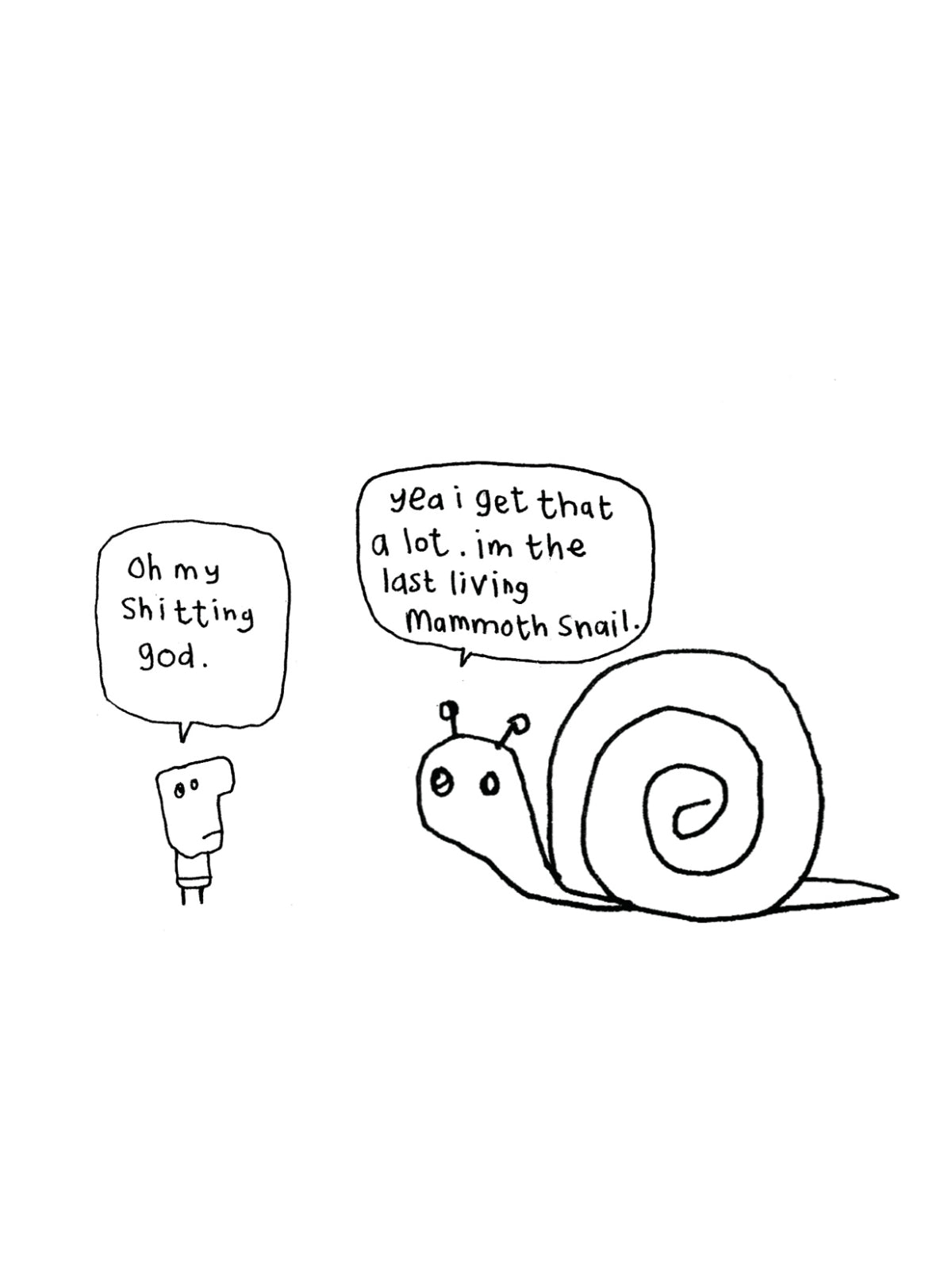 Mammoth Giant Snail Card