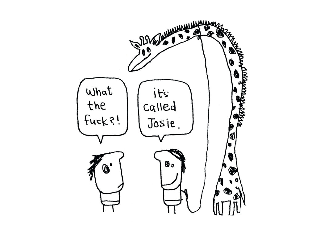 Josie Giraffe Card | Funny Greeting Card for Friend