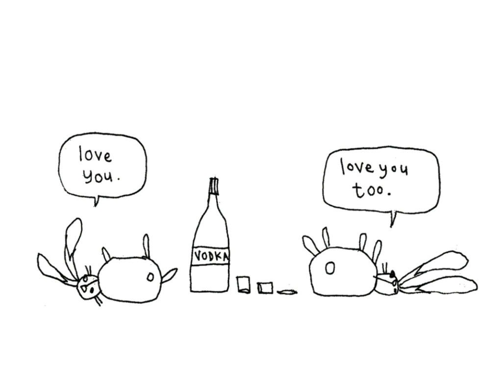 Vodka Rabbits Card for Friend