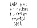 Let's Dress Up Colours Card