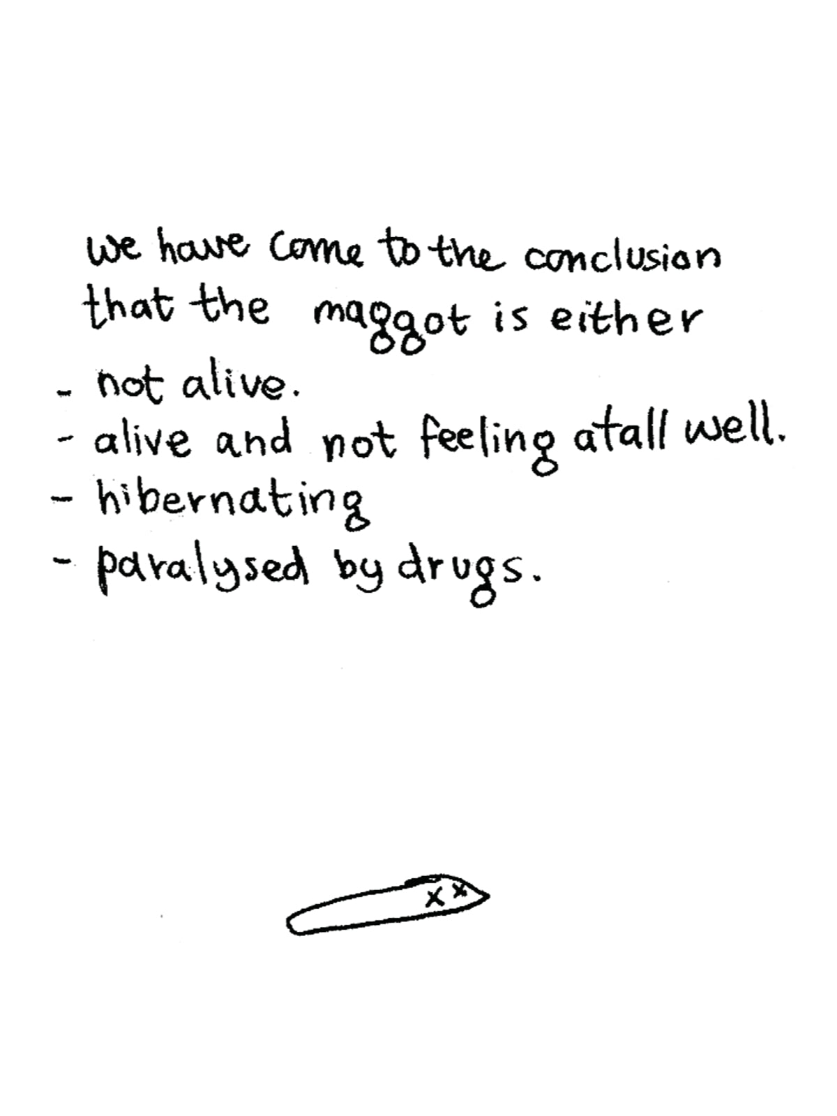 Maggot Drugs Card
