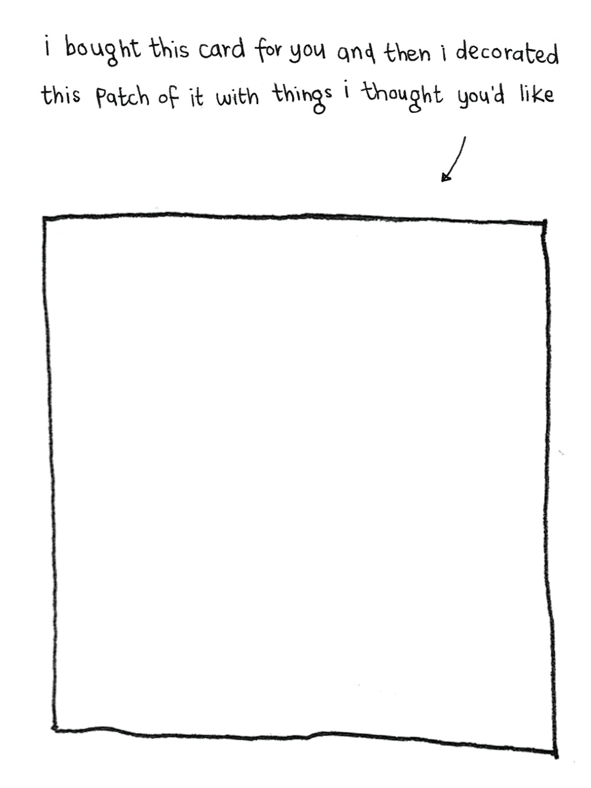 Decorated Patch Creative Card