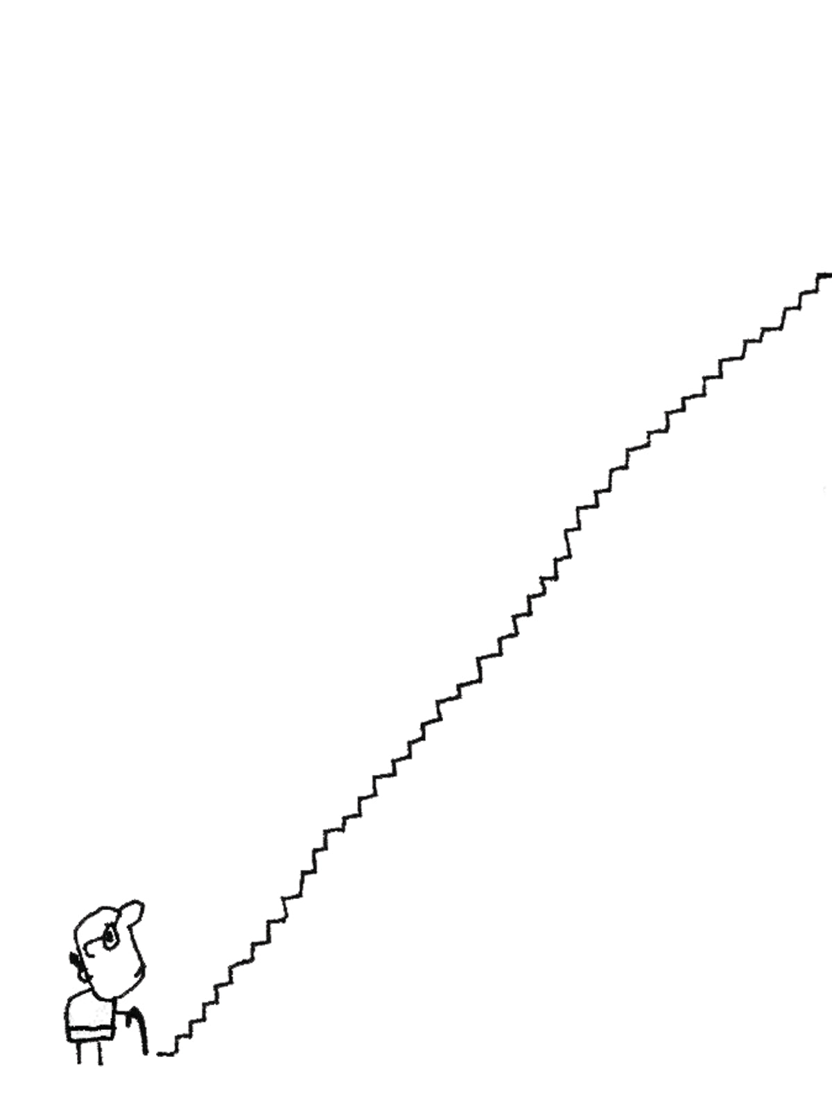 Getting Old Stairs Card