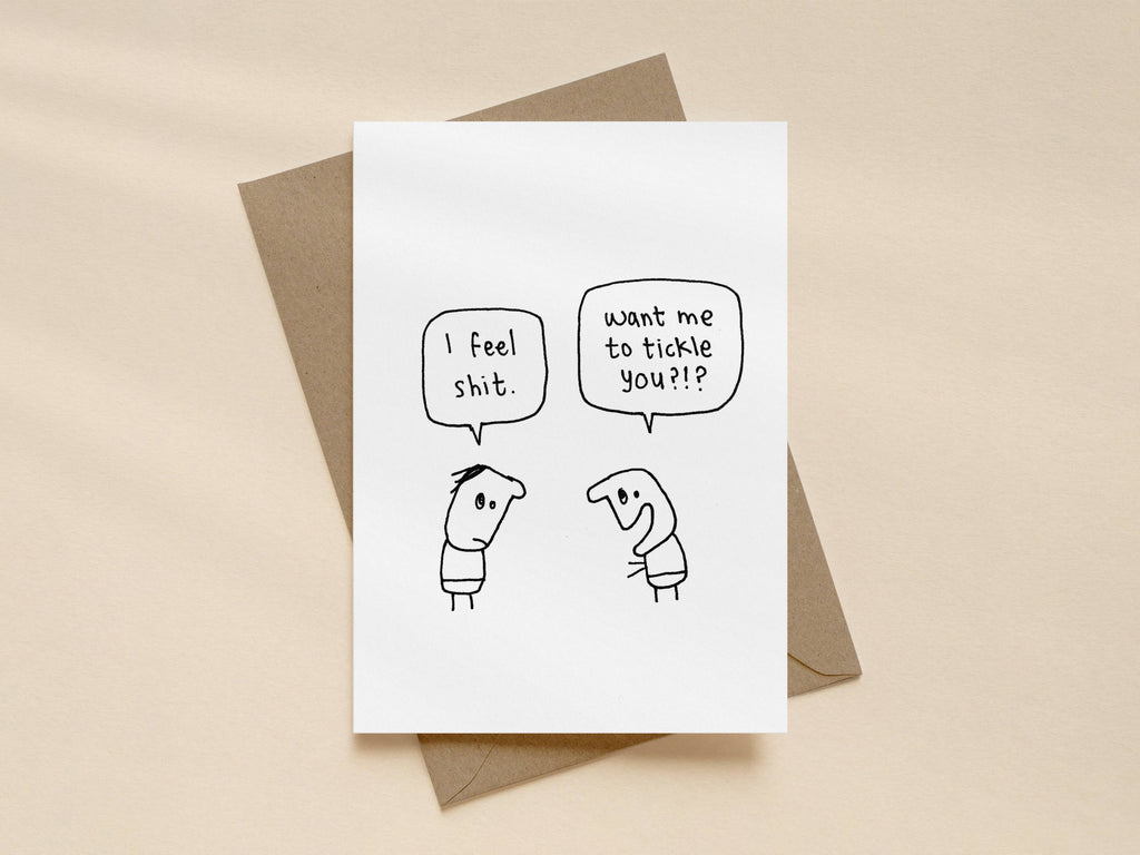 Tickle You Card | Funny Greeting Card for Friend