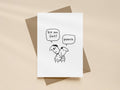 Did You Fart Hug Card | Funny Greeting Card for Partner or Friend