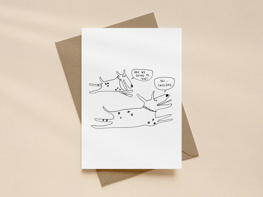 Joy and Sorrow Card | Funny Greeting Card for Friend