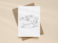 Joy and Sorrow Card | Funny Greeting Card for Friend