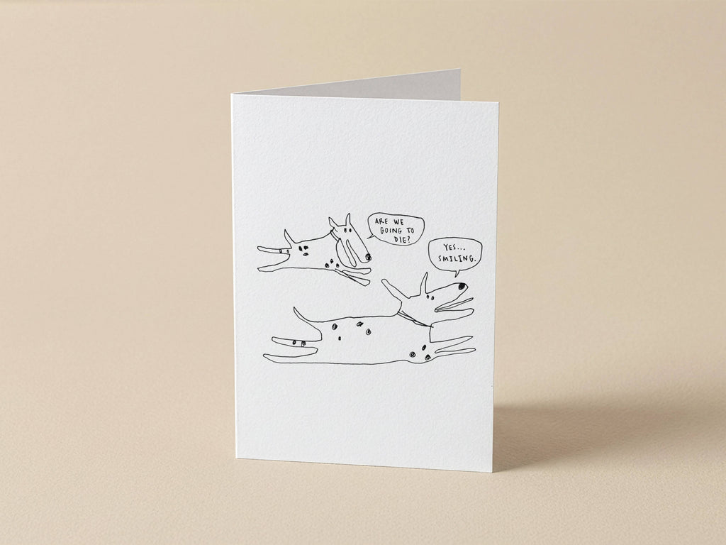 Joy and Sorrow Card | Funny Greeting Card for Friend