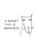 Euphoric Wonderment Cat Card