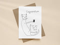 Paw You a Drink Congratulations Card | Funny Congratulations Card for Friend