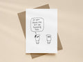 If You Leave Me Card | Funny Greeting Card for Partner