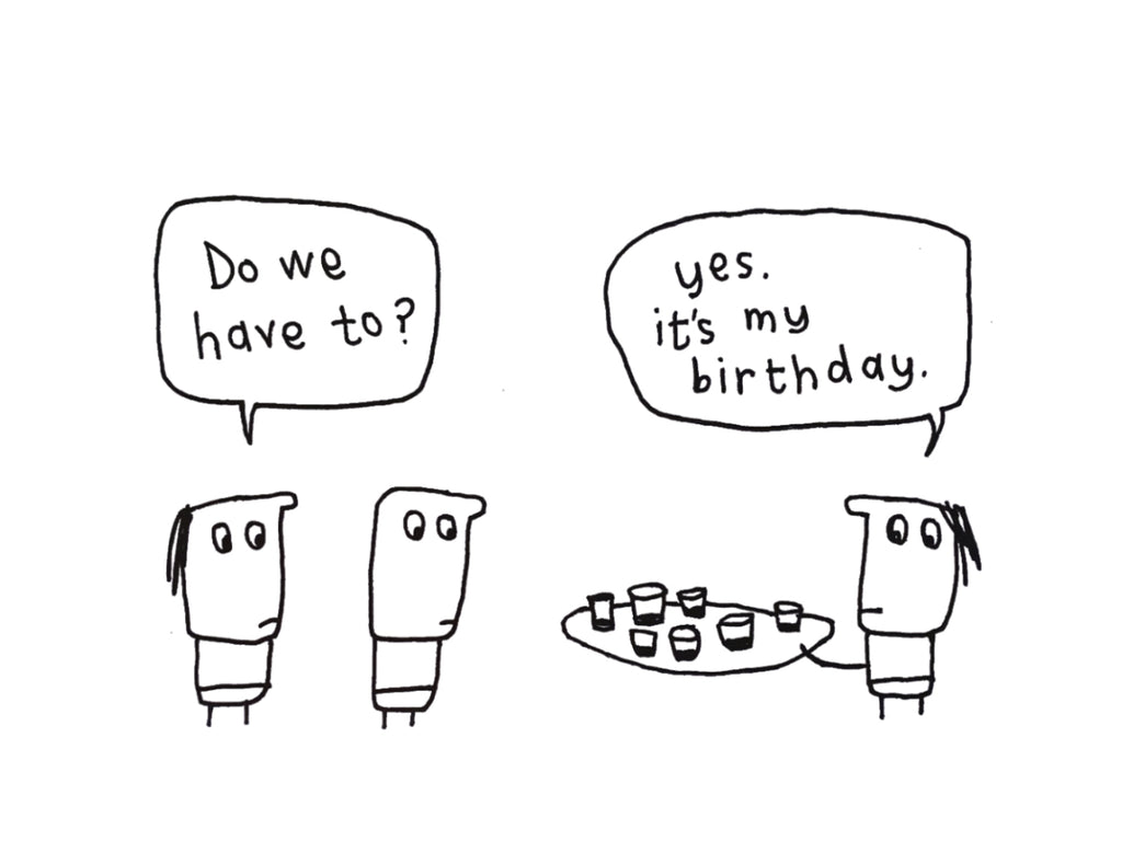 Happy Birthday Shots Card for Friend