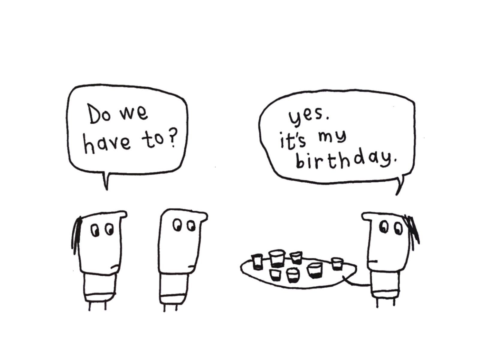 Happy Birthday Shots Card for Friend