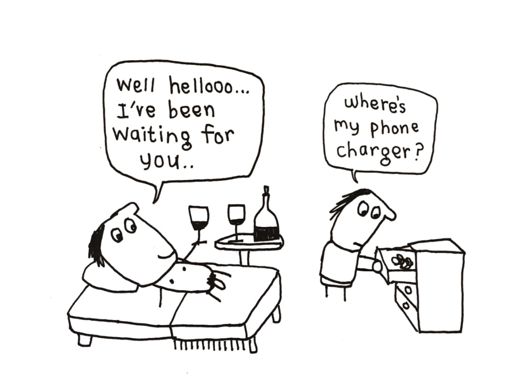 Phone Charger Funny Card for Wife