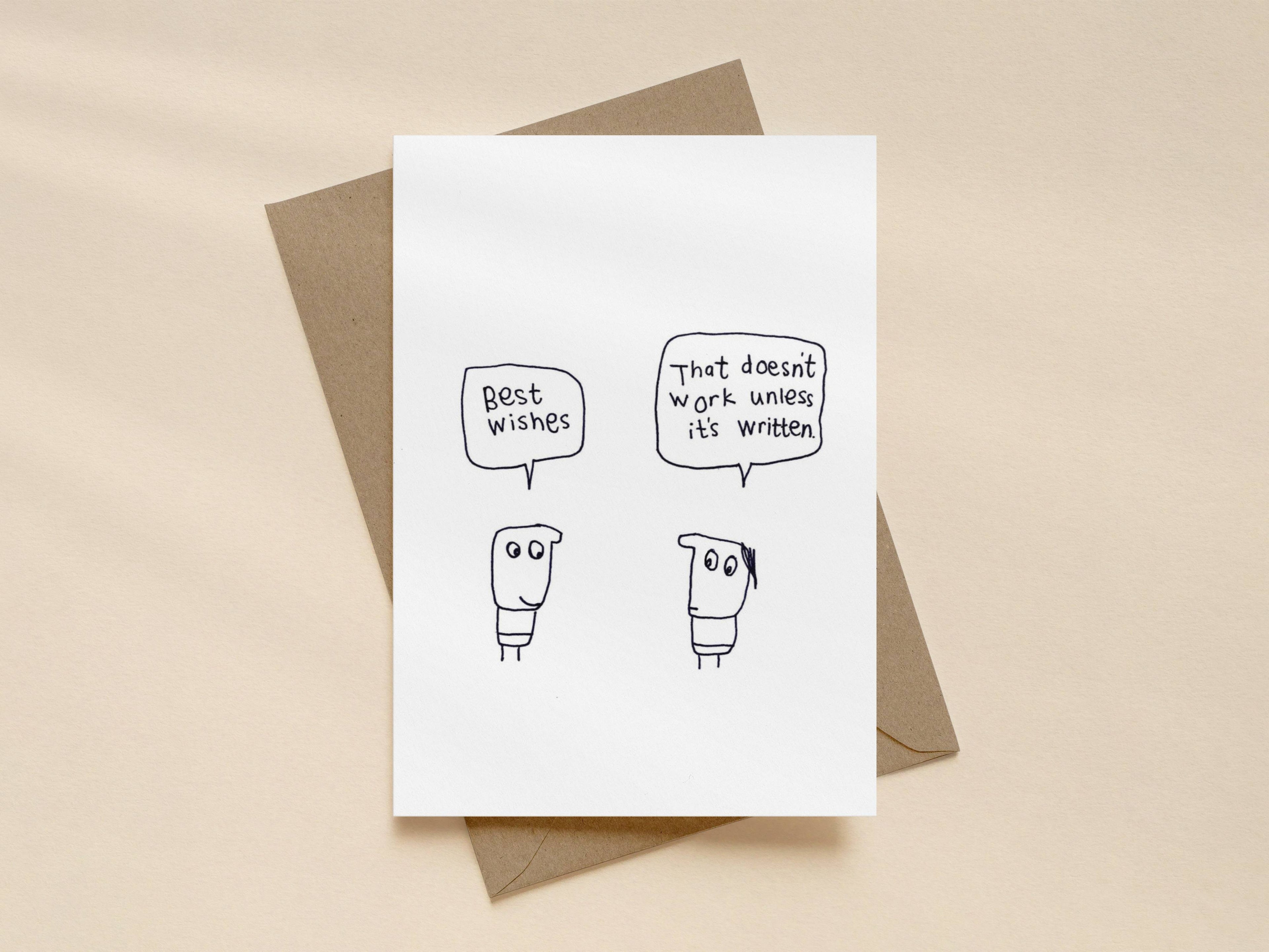 Best Wishes Greetings Card | Greeting Card for Friend