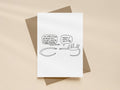 Snakes Trifle Card | Funny Greeting Card for Partner