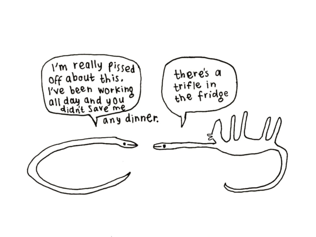 Snakes Trifle Card | Funny Greeting Card for Partner