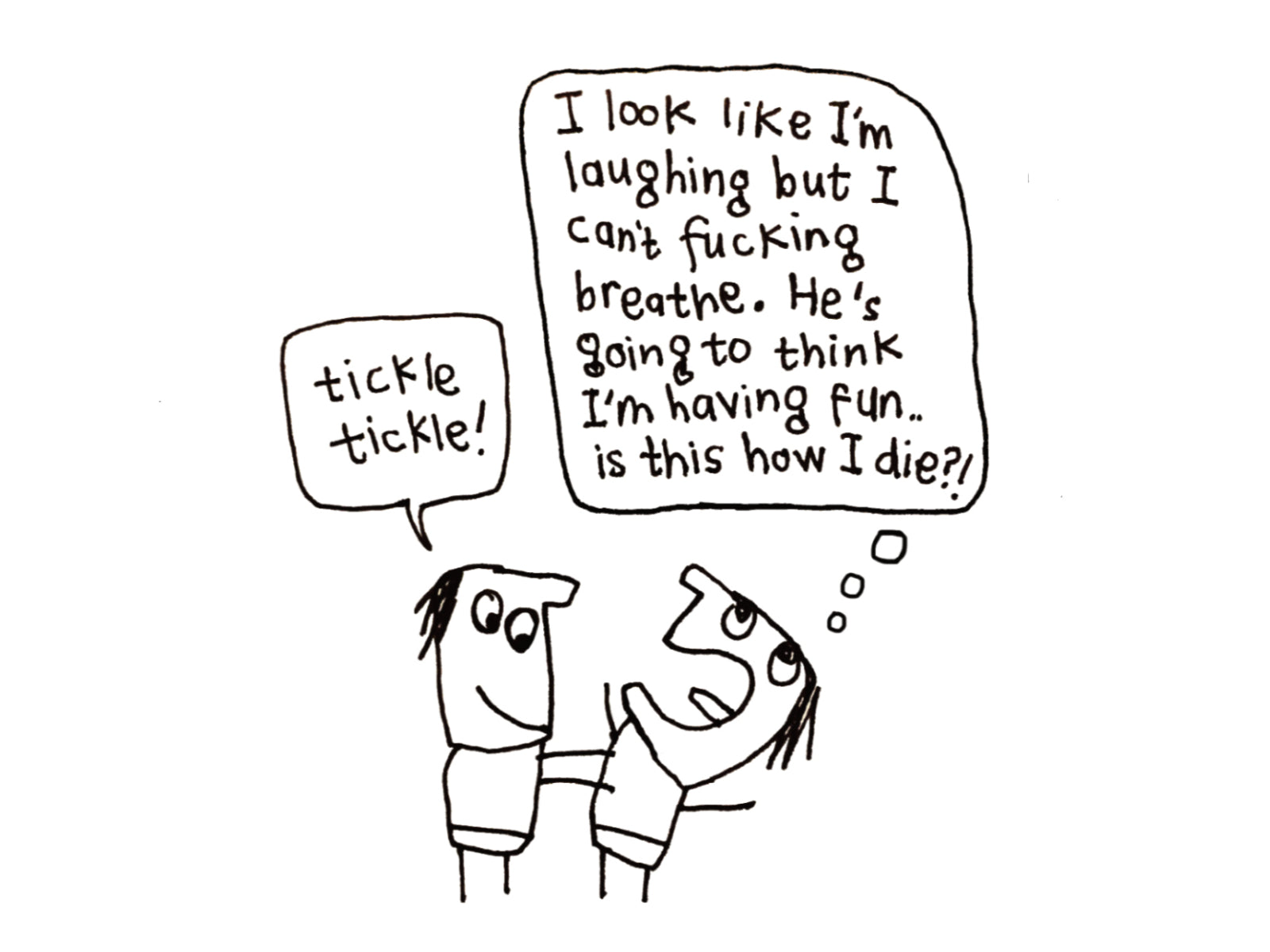 Tickle Tickle Card | Funny Greeting Card for Friend