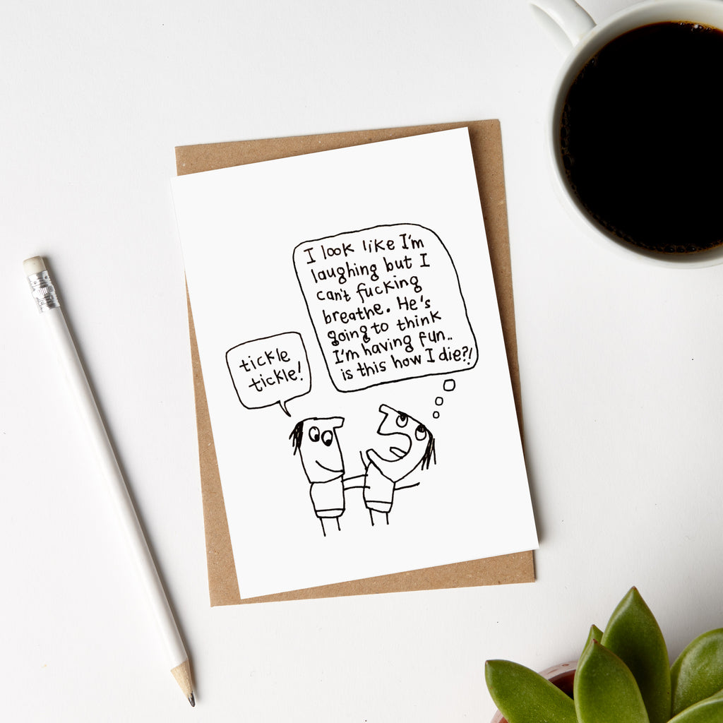 Tickle Tickle Card for Friend