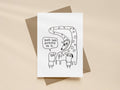 Don't Look Directly at it Creature Card | Funny Greeting Card for Friend