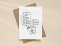 Banana in Your Pocket Card | Funny Greeting Card for Partner