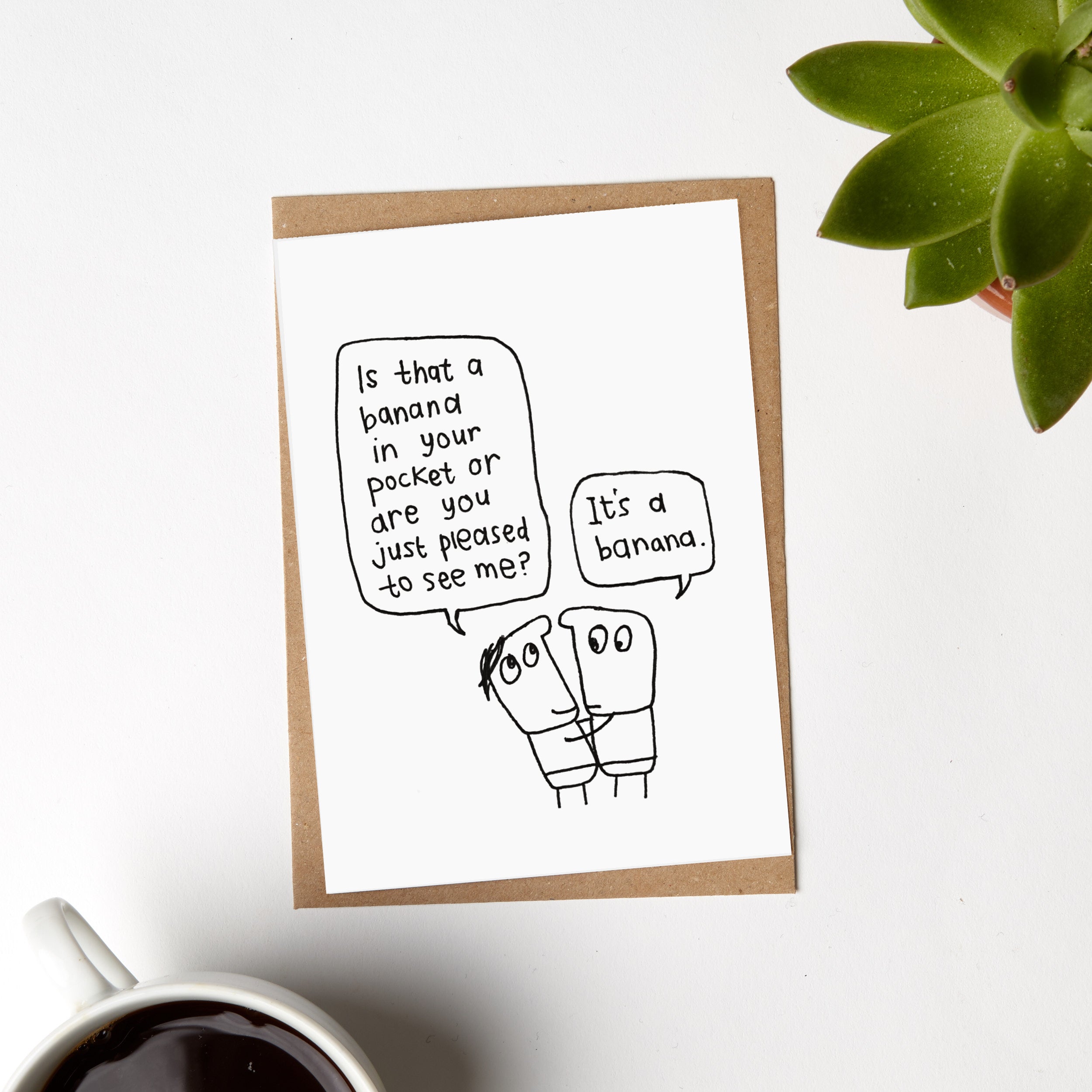 Banana in Your Pocket Card for Partner