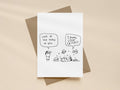 I Love Crisps Card | Funny Greeting Card for Friend