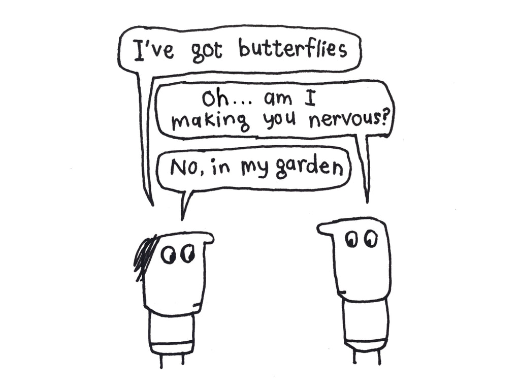 Butterflies In My Garden Card