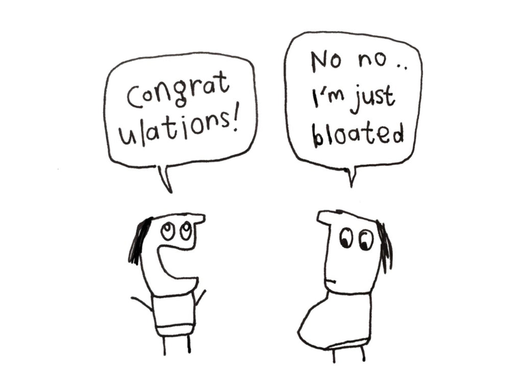 Not Pregnant Congratulations Card | Funny Greeting Card for Friend