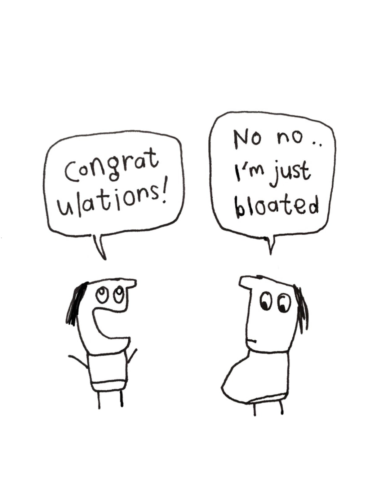 Not Pregnant Congratulations Card for Friend